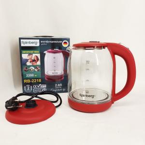 Електрочайник Rainberg RB-2218 3200 Вт 2л Red