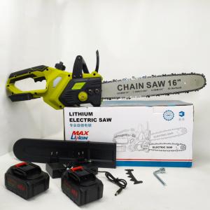 Акумуляторна ланцюгова пилка Chain Saw 16″, 36V, зарядне+ 2 акумулятори, Потужна садова пилка