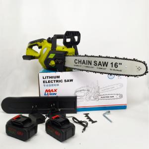 Акумуляторна ланцюгова пилка Chain Saw 16″, 36V, зарядне+ 2 акумулятори, Потужна садова пилка