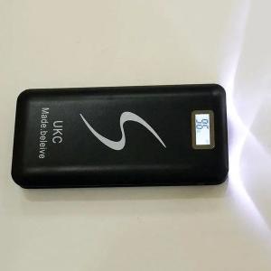 Мобільна зарядка портативна Power Bank 30000 mAh UKC, Зовнішній акумулятор, Зарядка power bank Black