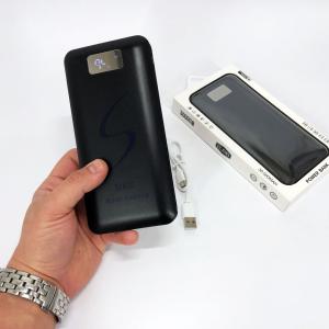 Мобільна зарядка портативна Power Bank 30000 mAh UKC, Зовнішній акумулятор, Зарядка power bank Black