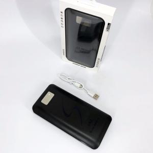 Мобільна зарядка портативна Power Bank 30000 mAh UKC, Зовнішній акумулятор, Зарядка power bank Black