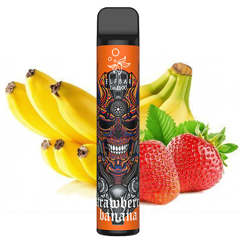 Elf Bar LUX 1500. Полуниця Банан (Strawberry Banana)