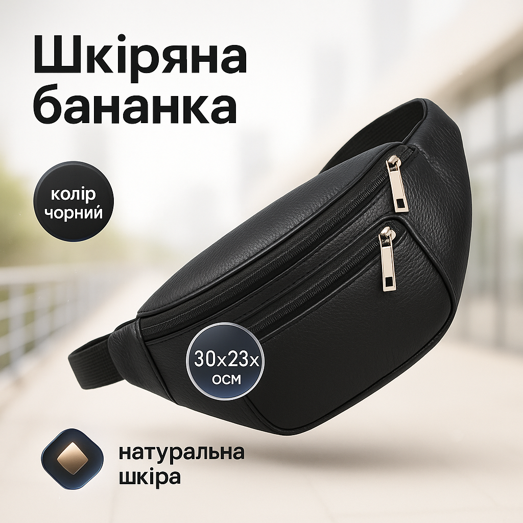 Чоловіча та жіноча шкіряна сумка